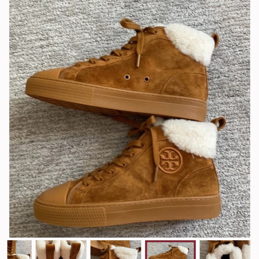 Tory Burch High Top Sneaker - Picture 1 of 5